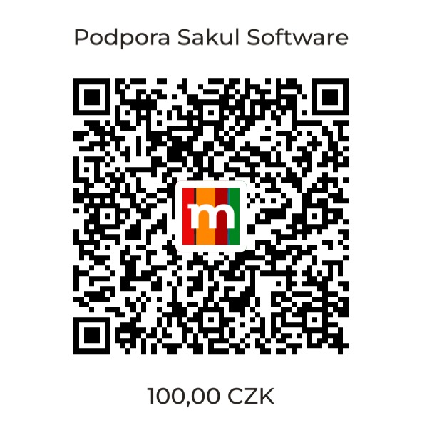 QR kód pro podporu projektu